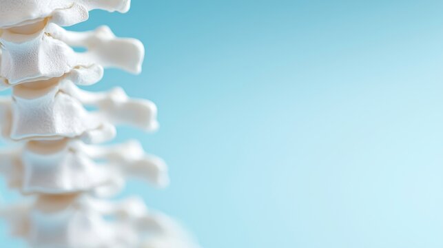 Chiropractic Alignment, detailed closeup of a chiropractic adjustment in a clean, minimalist setting, emphasizing precision and care in a tranquil environment