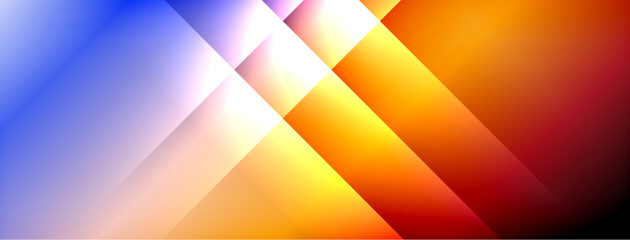 Dynamic shadow lines with gradient colors geometric background