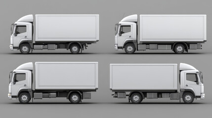 Trucks and Vans for Efficient Deliveries. 