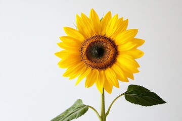 Obraz premium Vibrant Sunflower: A Symbol of Positivity and Cheerfulness