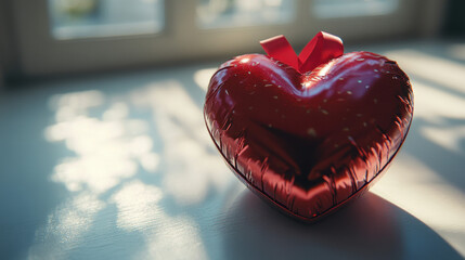 Valentine's Day Background Heart Balloon