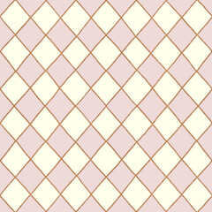 pastel  argyle seamless pattern . golden glitter elements decoration , vintage wallpaper , cute classic background.
