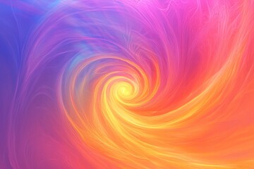 Obraz premium Vibrant Swirl: A Colorful Journey Through Abstract Motion