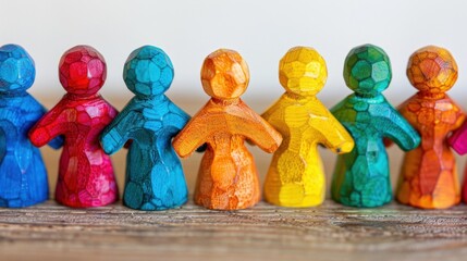 Fototapeta premium Collaborative Manager: Promotes collaboration by valuing team input and fostering an environment where diverse perspectives drive creative solutions and ideas. 