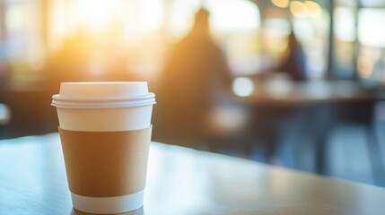 Informal networking session among educators sharing insights over coffee, highlighted by soft natural light, gentle shadows, and a blurred background offering ample copy space.