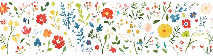Vibrant Floral Pattern Design