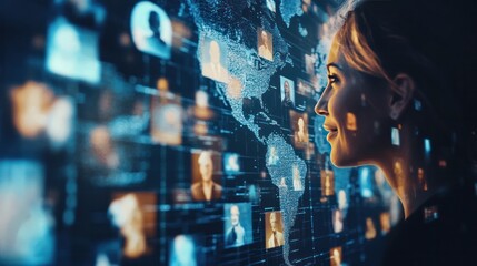 Online multicultural networking, connecting people from various cultural backgrounds digitally