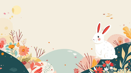 Chinese New Year 2023 Year of the Rabbit Celebration Event Illustration