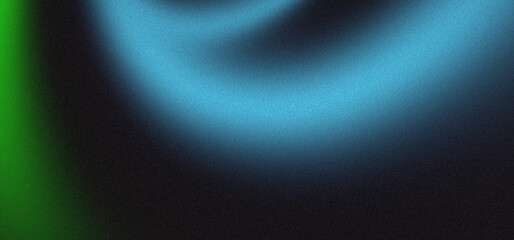 abstract grainy gradient background, green blue black backdrop, dark noise texture banner poster header design