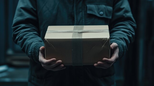 A Mysterious Package: A Suspenseful Delivery