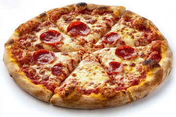 Delicious Pizza on Table Close Up