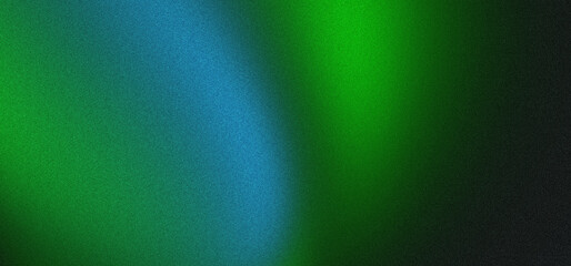 abstract grainy gradient background, green blue black backdrop, dark noise texture banner poster header design