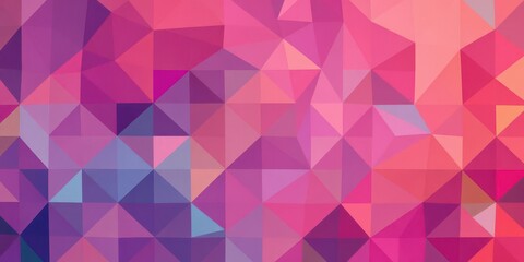 Obraz premium Abstract geometric pattern in vibrant colors perfect for wallpaper on a computer screen, abstract, modern