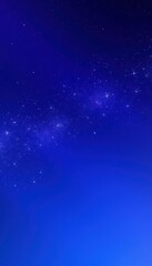 starry sky with a few stars in the middle