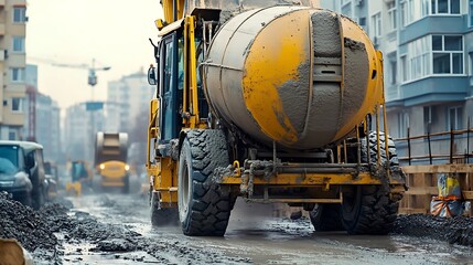 a molen truck on the highway