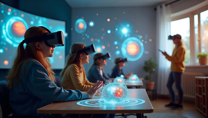 Interactive Worlds: AR/VR in Home and School