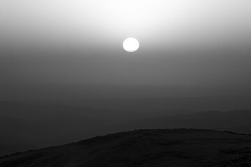 Stunning Sunrise View from Umm ad Dami Summit, Jordan&acirc;&euro;&trade;s Highest Point - A Showcase of Beauty in the Heart of the Middle East