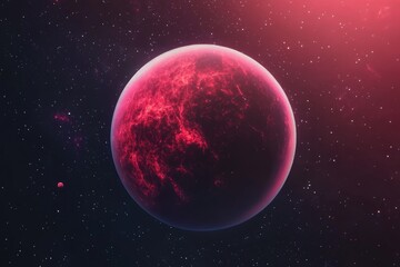 Obraz premium Vibrant Nebula Art: A Colorful Cosmic Wallpaper for Dark Night Spaces