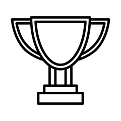 Victory Cup line icon