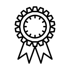 Participation Ribbon line icon