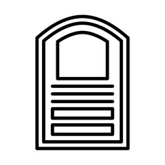 Grand Prize Cup line icon