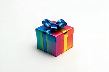 Gift box unwrapped home product photography minimalist setting close-up view celebration and surprise