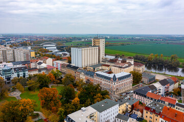 Riesa in Sachsen aus der Luft | Luftbilder von Riesa