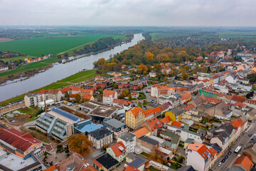 Riesa in Sachsen aus der Luft | Luftbilder von Riesa