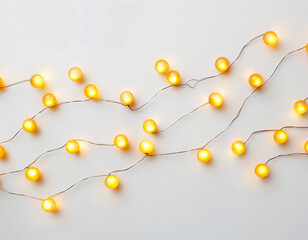 Obraz premium Golden String Lights