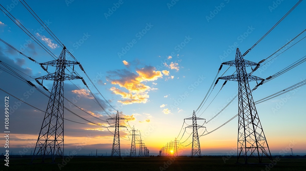 Poster Energy storage units installed within a smart power grid balancing and consumption in real time for optimal efficiency and sustainability of the electric distribution system