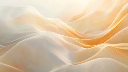 Minimal abstract background with soothing waves, muted earthy tones, and organic lines, 8k, high detail