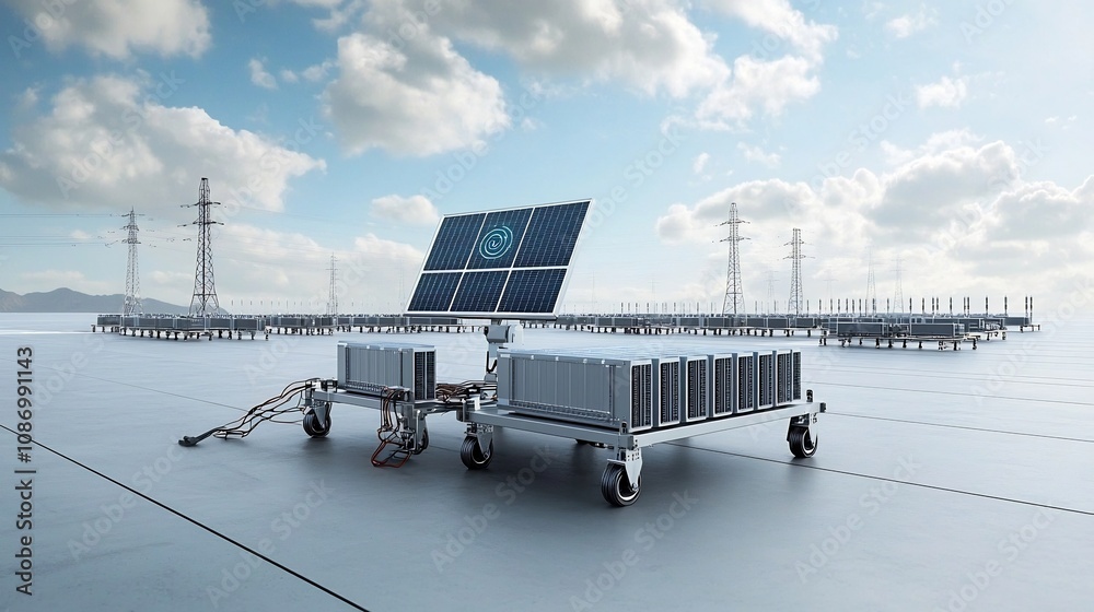 Poster Innovative AI controlled energy storage systems dynamically manage and optimize the of renewable and non renewable power sources within a smart grid infrastructure enhancing efficiency reliability