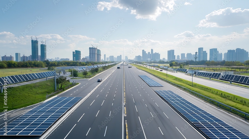 Leinwandbilder innovative smart city grid infrastructure harnessing technology for seamless of renewable and tradit