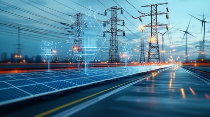 Intelligent Grid System Optimizing and Harmonizing Energy from Solar Wind and Traditional Sources for Urban Power Management and Sustainability
