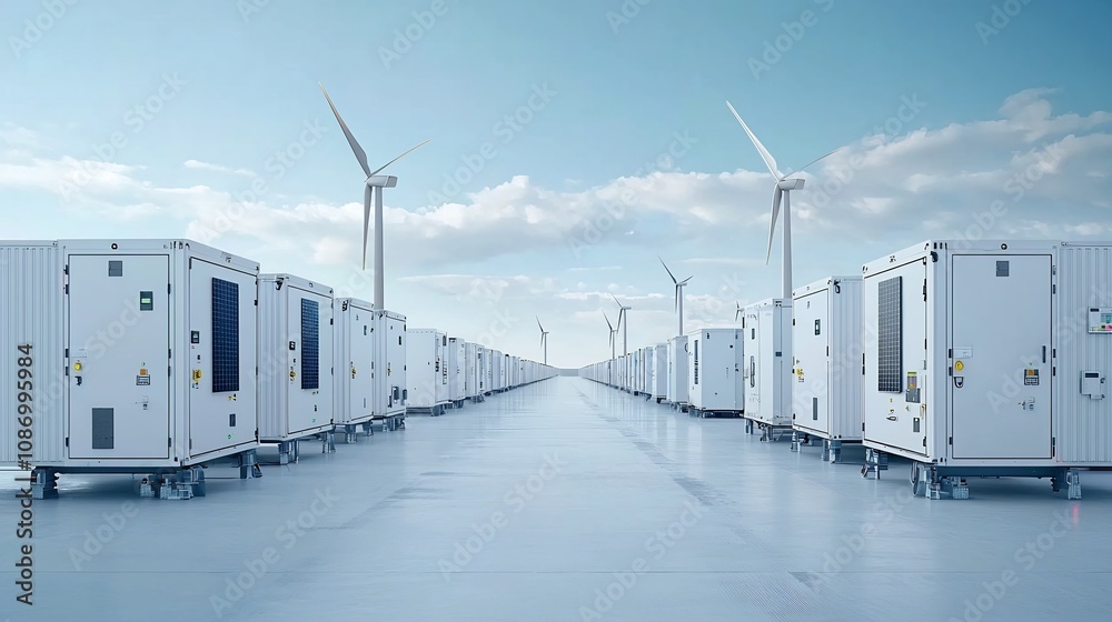 Poster future smart grid system integrating wind and solar power with efficient storage to maintain grid ba