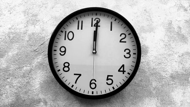 Time running backwards towards high noon 