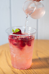 Italian soda Raspberry