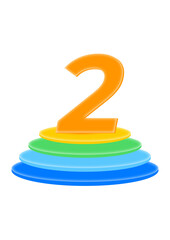 podium number 2