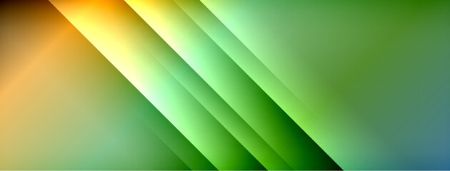 Dynamic shadow lines with gradient colors geometric background