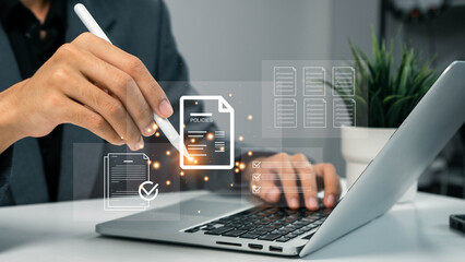 Policy documentation and compliance concept. company articles of association Terms and Conditions...