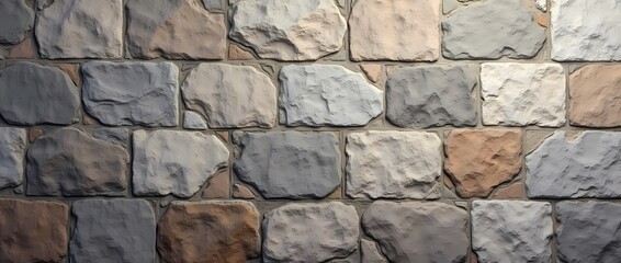 Obraz premium Stone texture using different shades of grey and brown