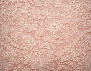 Fototapeta premium pink lace texture close up
