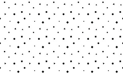 Pattern with black dots shape 