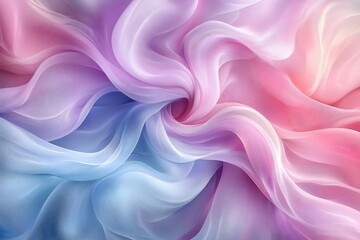 Fototapeta premium Soft Pastel Swirls: A Blend of Elegance and Colorful Harmony