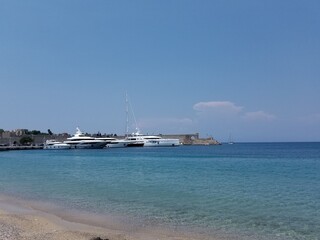 boats in the bay