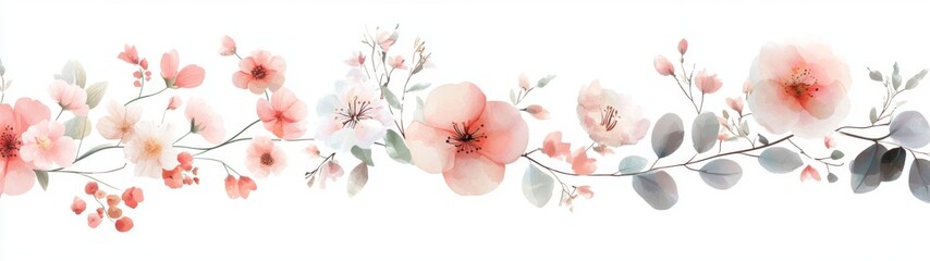 Naklejka premium Wildflower Collection showcasing intricate floral illustrations, featuring isolated designs of various wildflowers and leaves in multiple formats for creative projects.