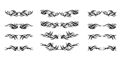 trbal contemporary tattoo set design