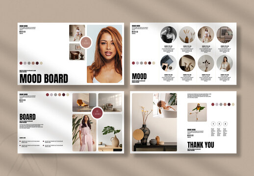 Clean Mood Board Layout