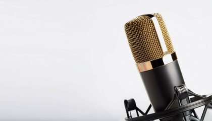 microphone on a black background
