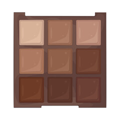 Illustration of concealer palette 